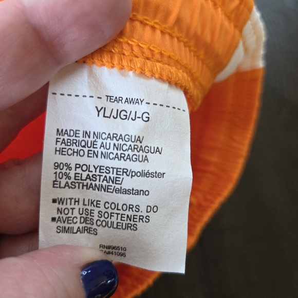 Under Armour Boys Orange Tech Vent Athletic Training Shorts Youth Large New - Picture 7 of 9